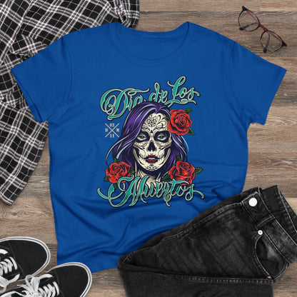 Damen T-Shirt Dia de Los Muertos