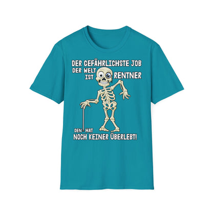 T-Shirt Der gefährlichste Job ist Rentner