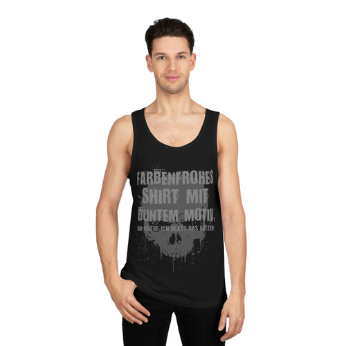 Tank Top Farbenfrohes Shirt mit buntem Motiv