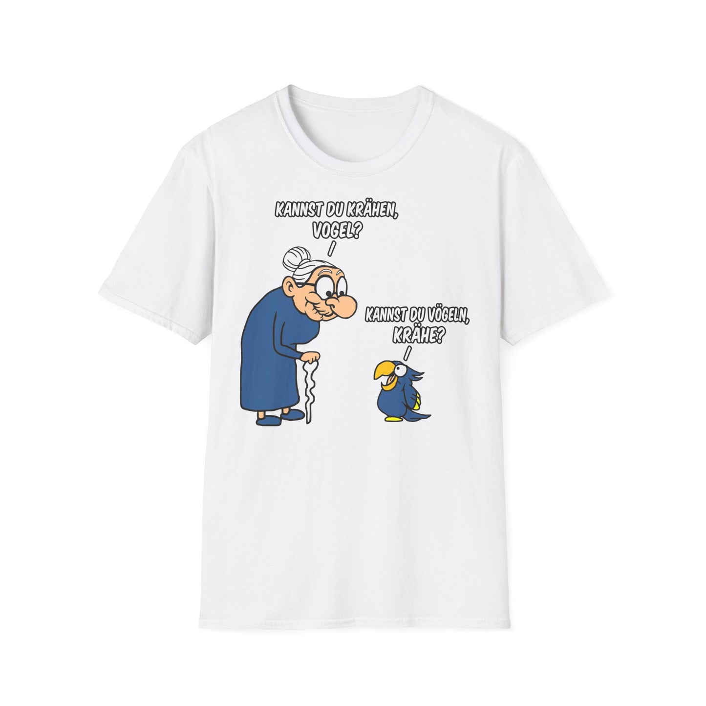 T-Shirt Kannst du krähen, Vogel?