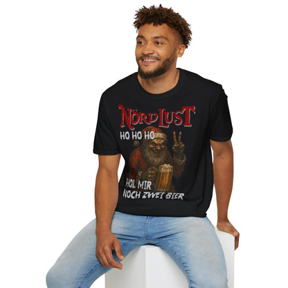 T-Shirt (bis 5XL) NördLust Hohoho hol mir noch zwei Bier