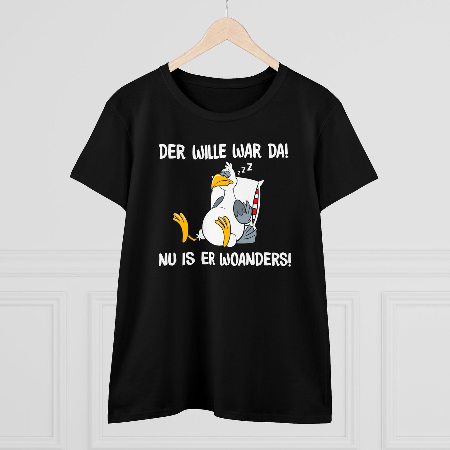 Damen T-Shirt Der Wille war da