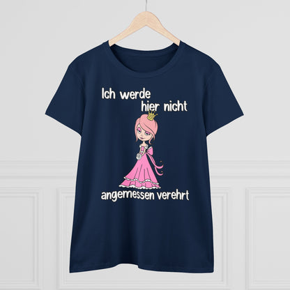 Damen T-Shirt Nicht angemessen verehrt
