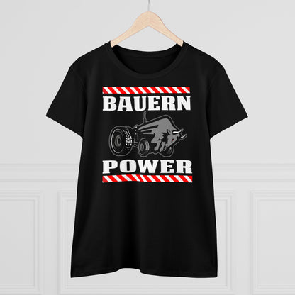Damen T-Shirt Bauern Power