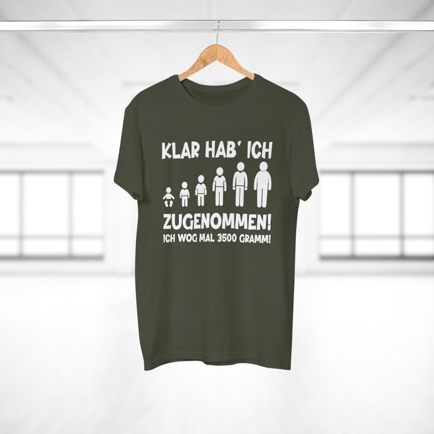 T-Shirt Klar hab' ich zugenommen (bis 5XL)