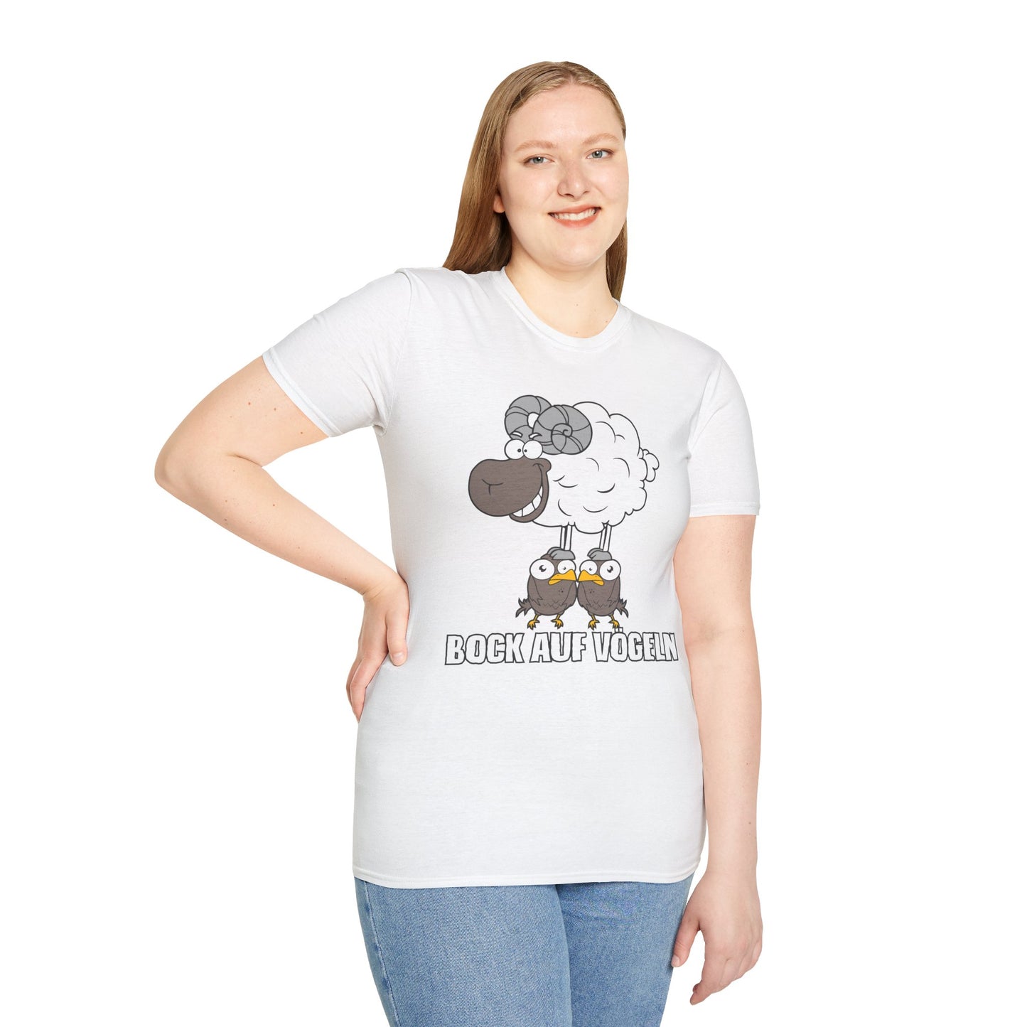 T-Shirt Bock auf Vögeln