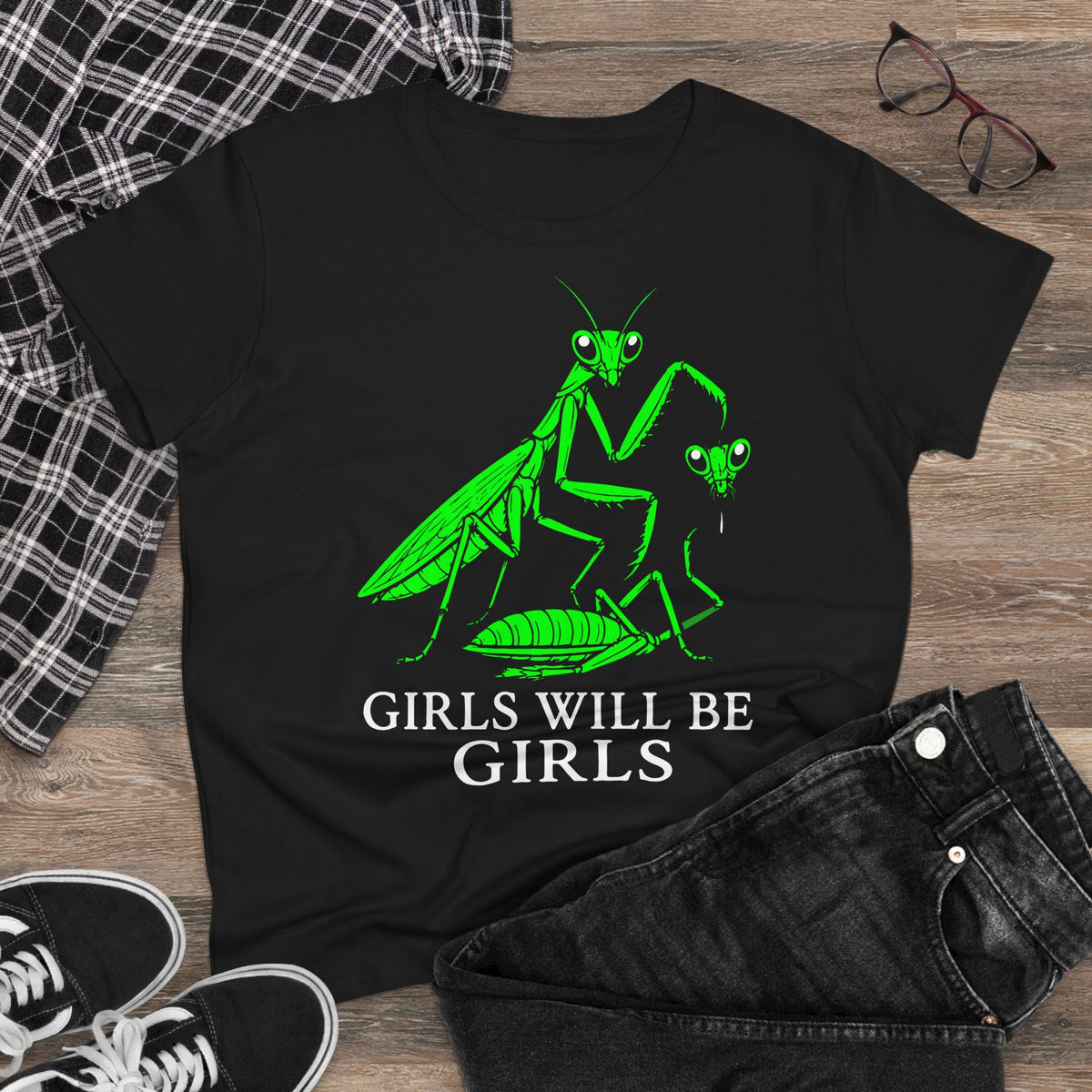 Damen T-Shirt Girls will be Girls