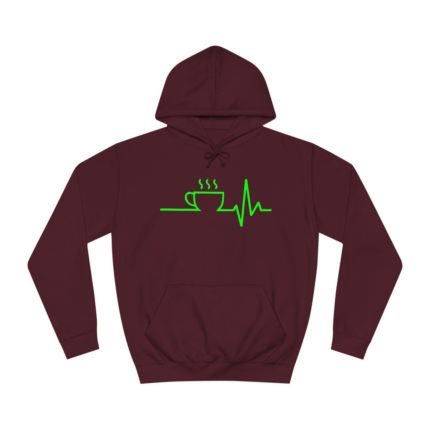 Unisex Hoodie Kaffee EKG