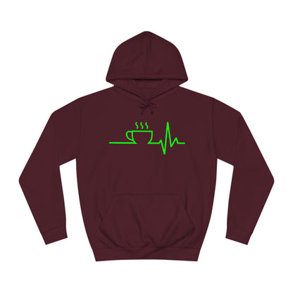 Unisex Hoodie Kaffee EKG
