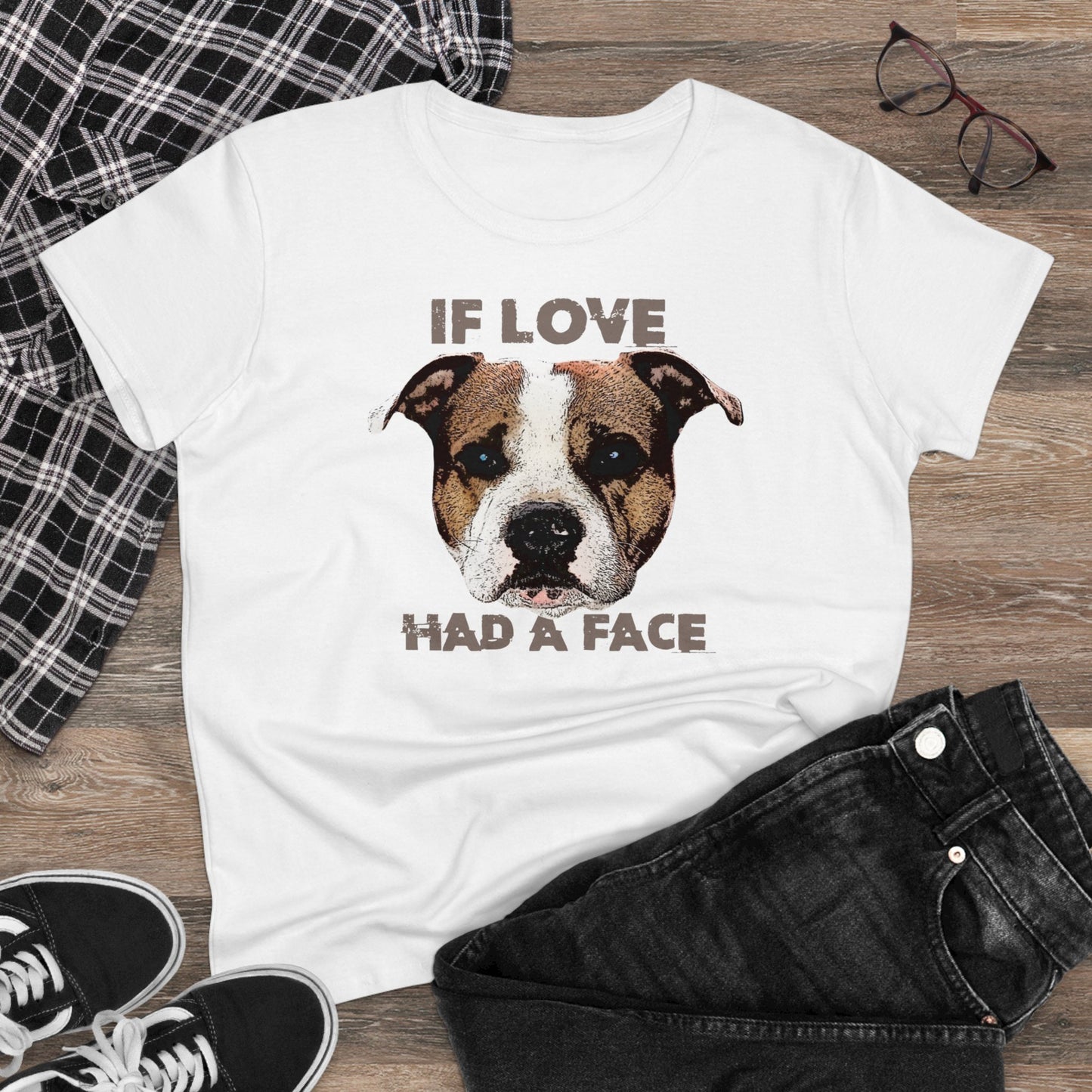 Damen T-Shirt If Love had a Face