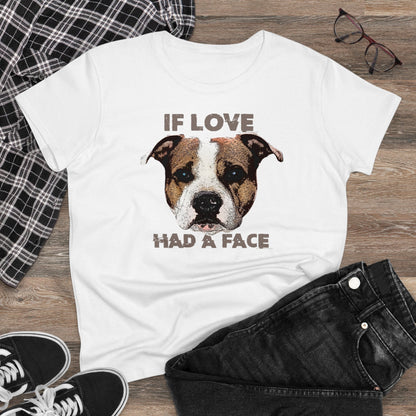 Damen T-Shirt If Love had a Face