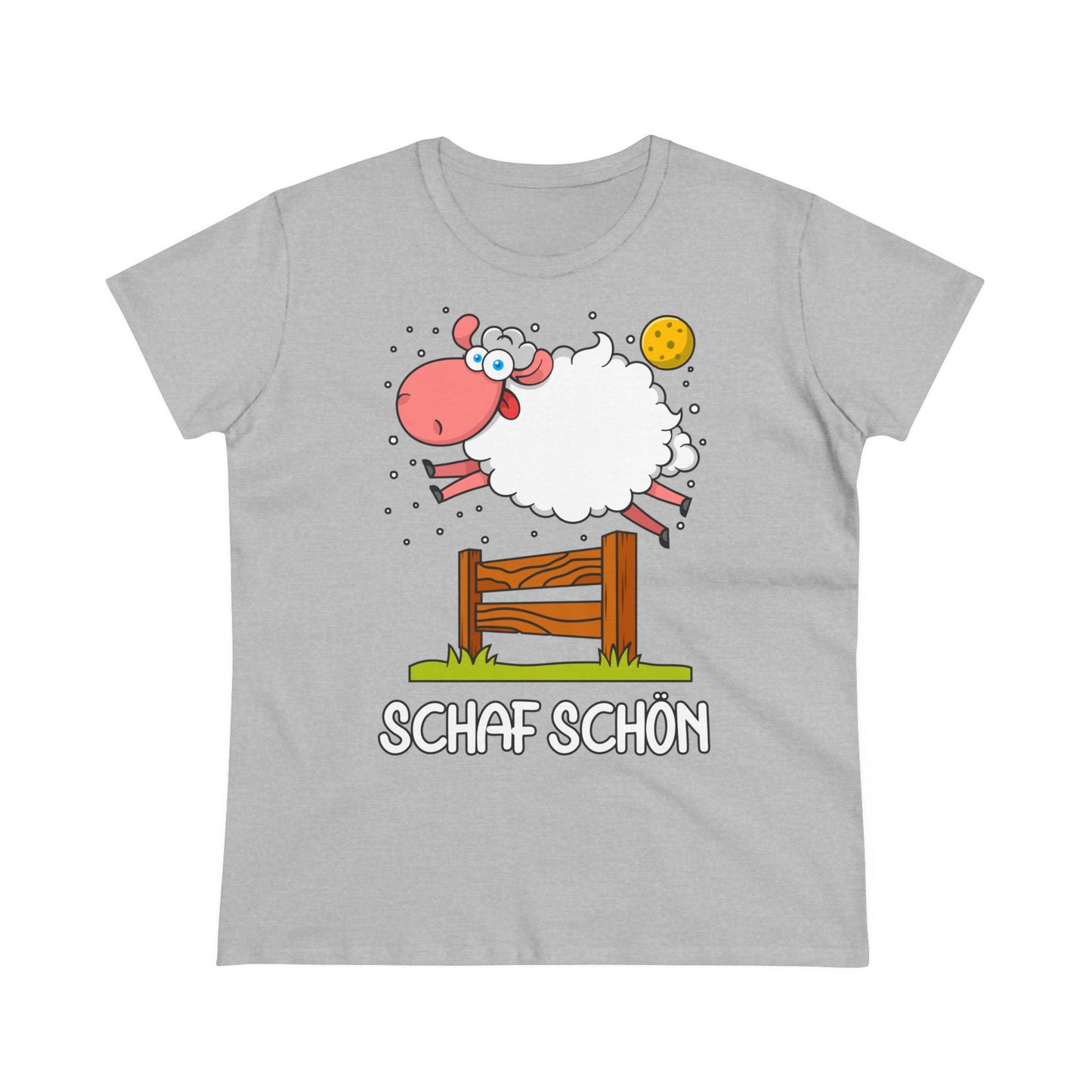 Damen T-Shirt Schaf schön