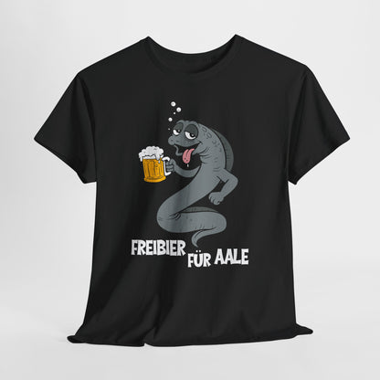 T-Shirt (bis 5XL) Freibier für Aale