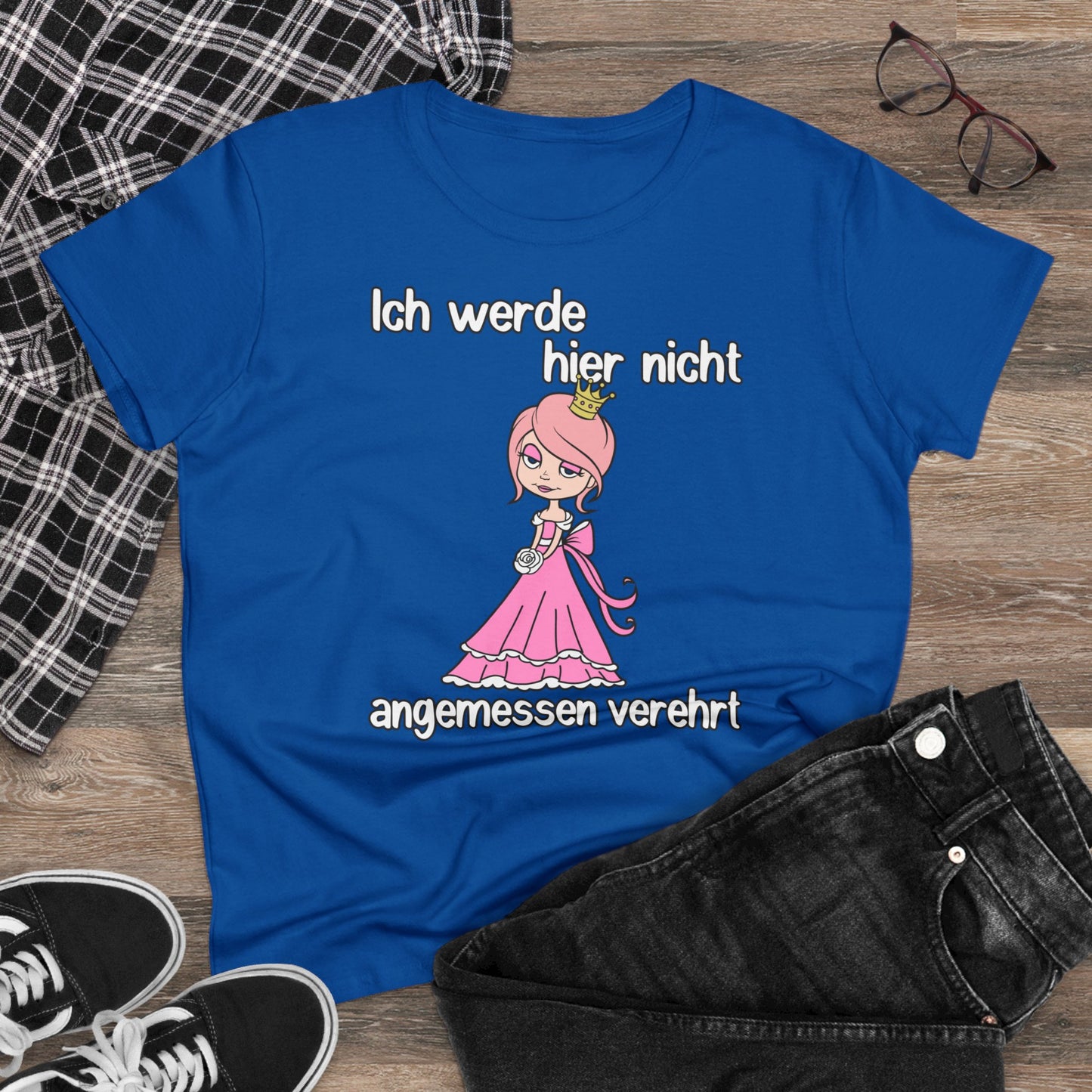 Damen T-Shirt Nicht angemessen verehrt