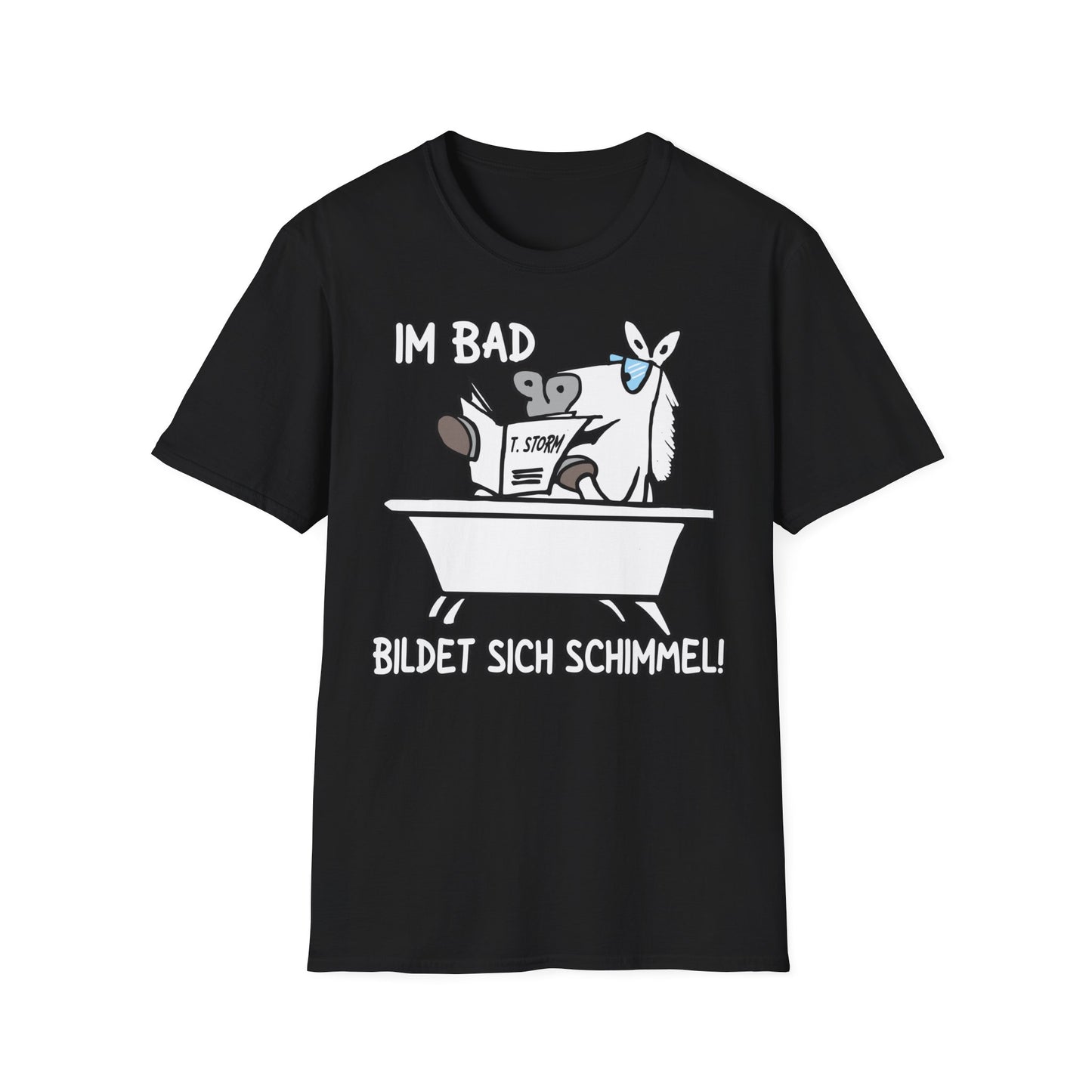 T-Shirt Im Bad bildet sich Schimmel