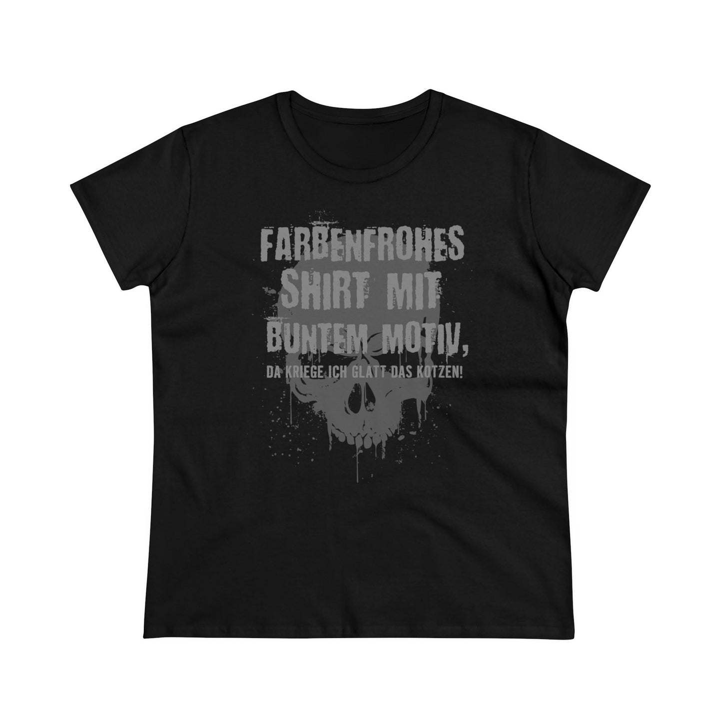 Damen T-Shirt Farbenfrohes Design