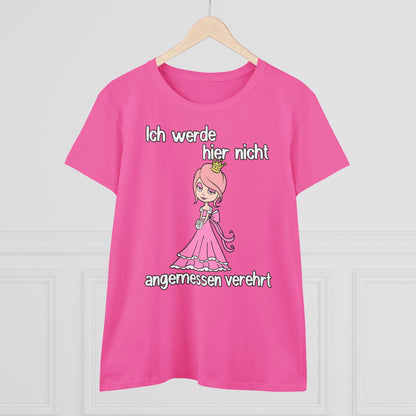 Damen T-Shirt Nicht angemessen verehrt