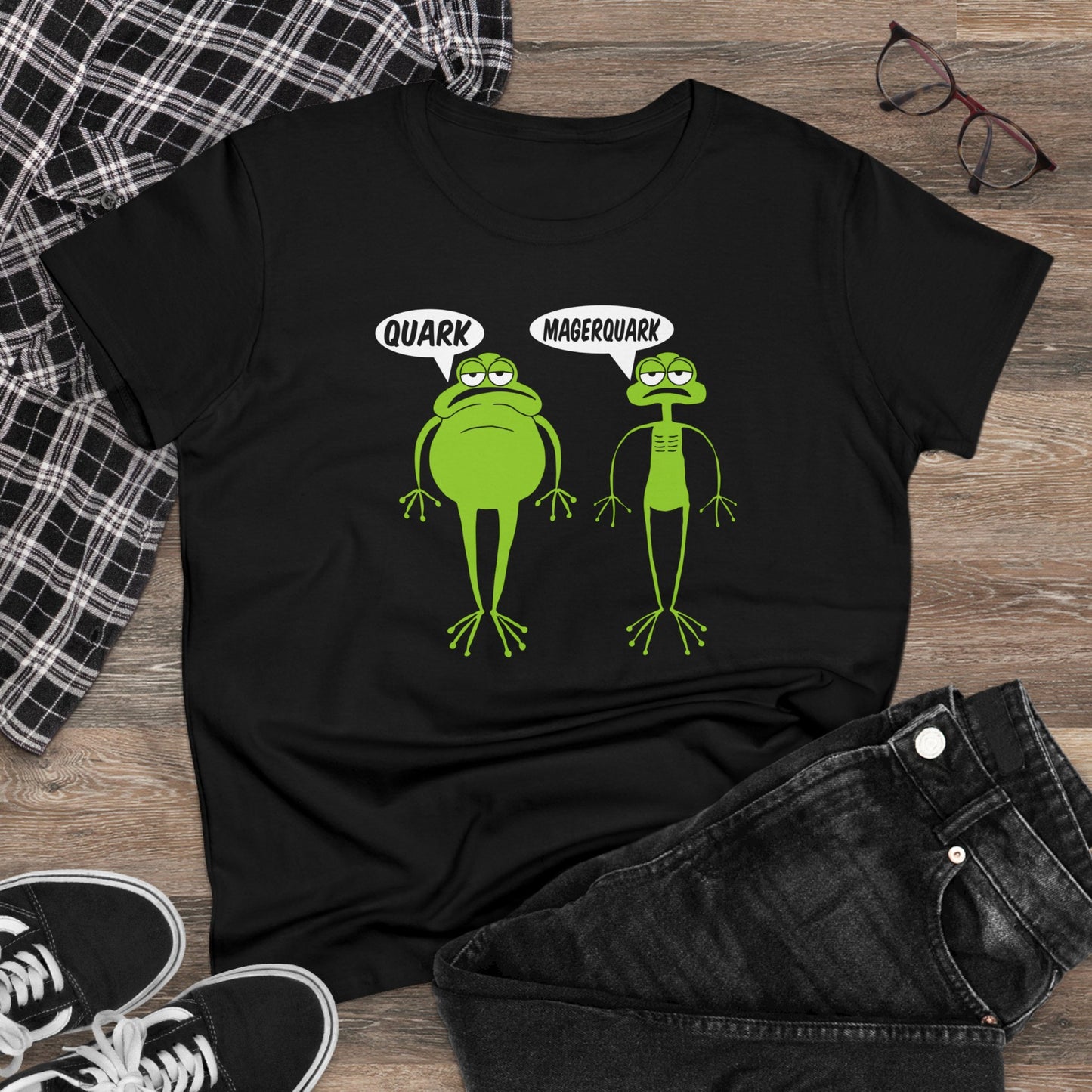 Damen T-Shirt Quark Magerquark