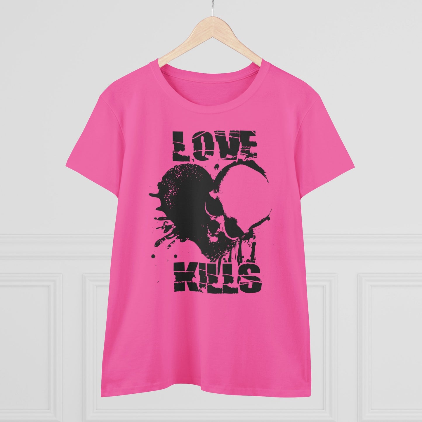 Damen T-Shirt Love kills