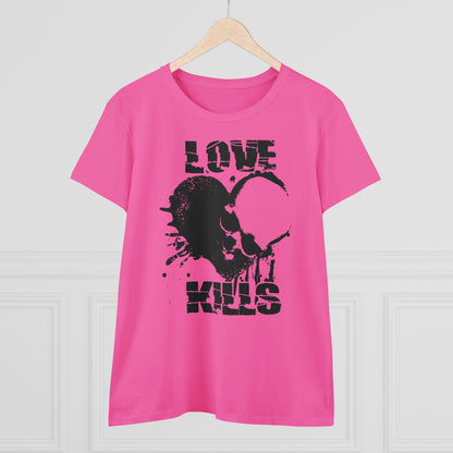 Damen T-Shirt Love kills