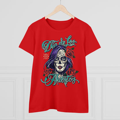 Damen T-Shirt Dia de Los Muertos