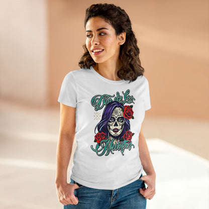 Damen T-Shirt Dia de Los Muertos