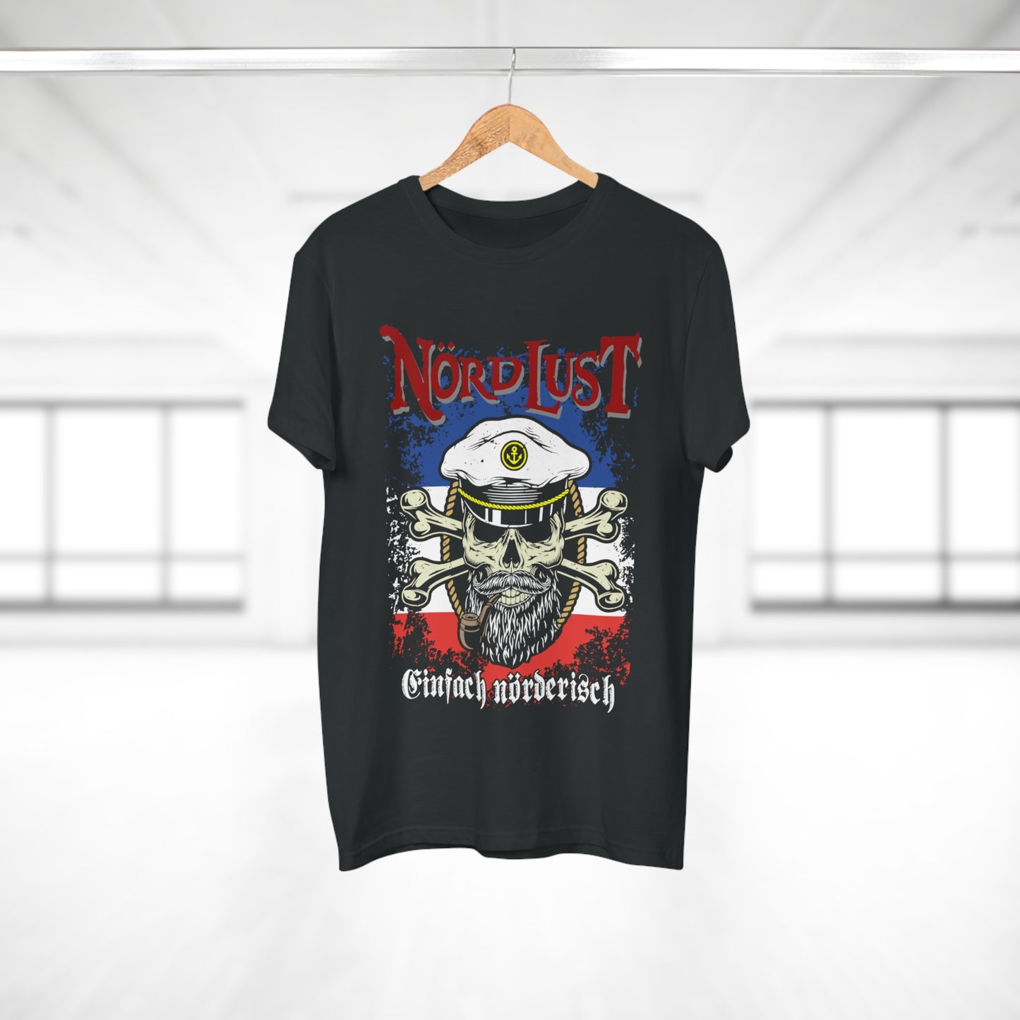 T-Shirt (bis 5XL) NördLust - Einfach nörderisch SH-Flagge