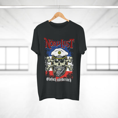 T-Shirt (bis 5XL) NördLust - Einfach nörderisch SH-Flagge