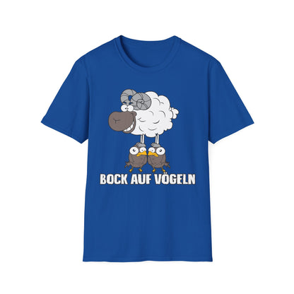 T-Shirt Bock auf Vögeln