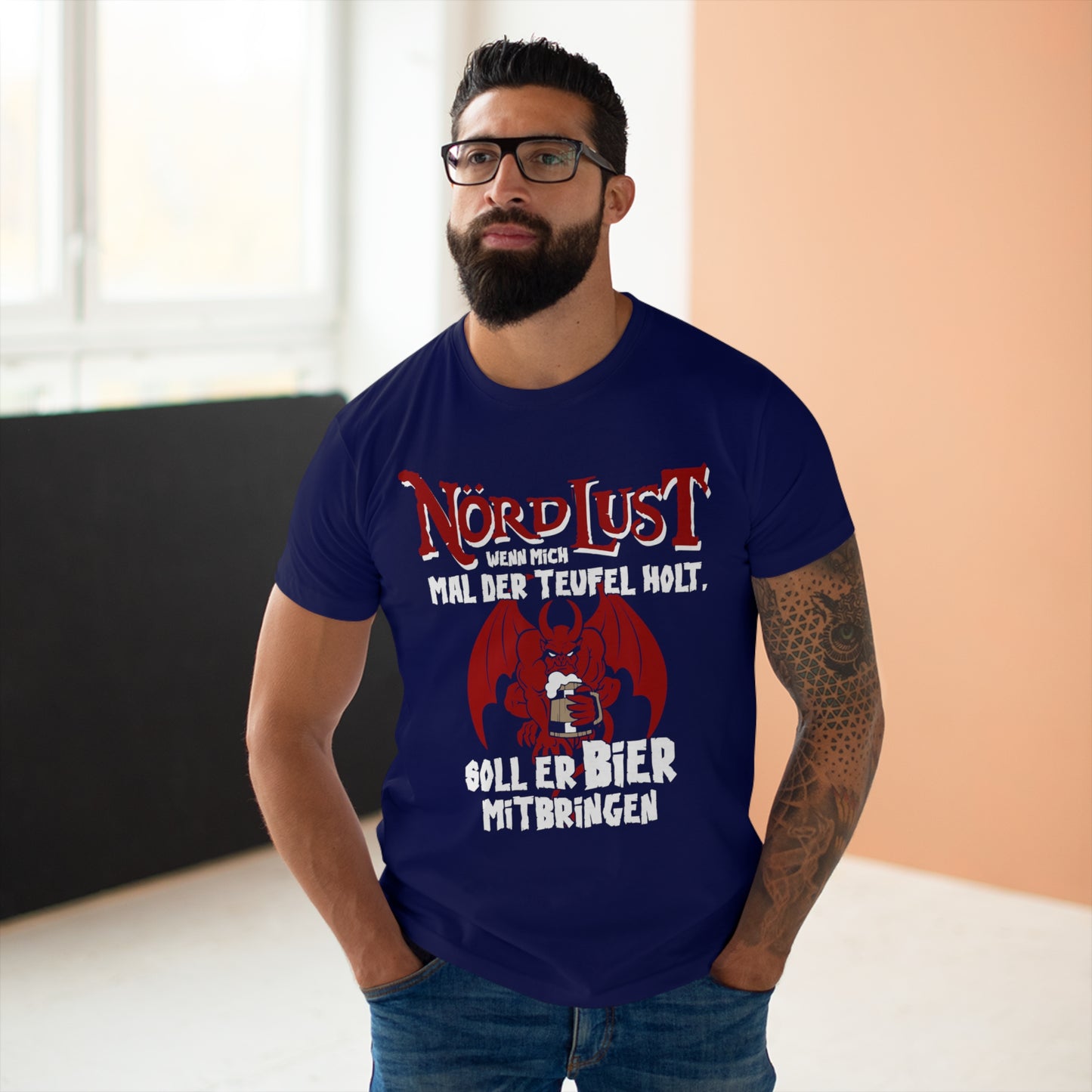 T-Shirt (bis 5XL) NördLust Wenn mich mal der Teufel holt