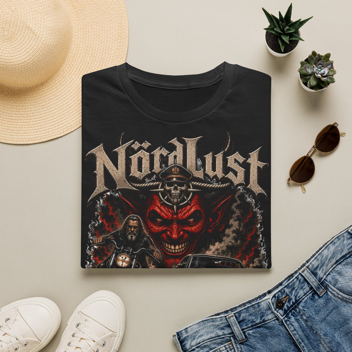 T-Shirt (bis 5XL) NördLust Komm' auf die dunkle Seite, wir fahren Verbrenner
