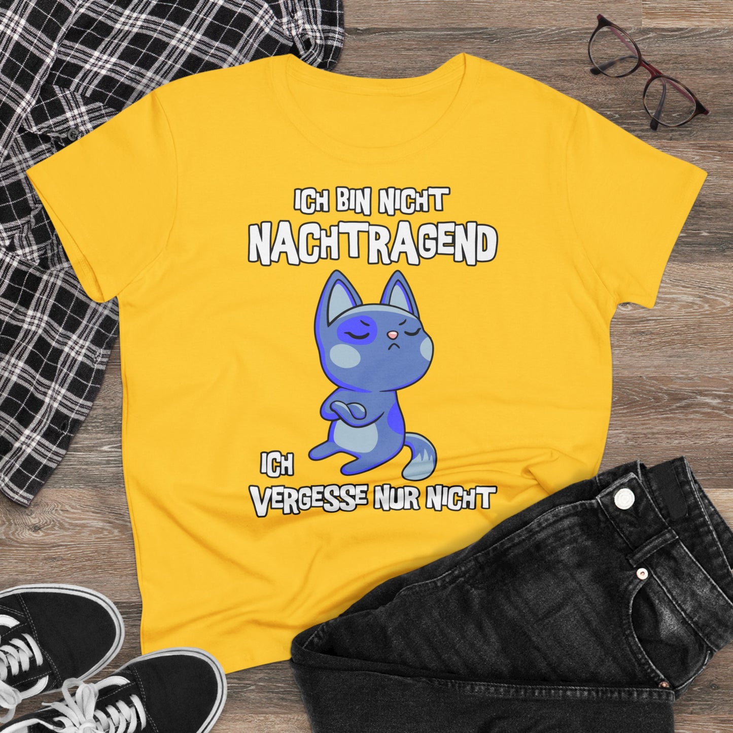 Damen T-Shirt Ich bin nicht nachtragend