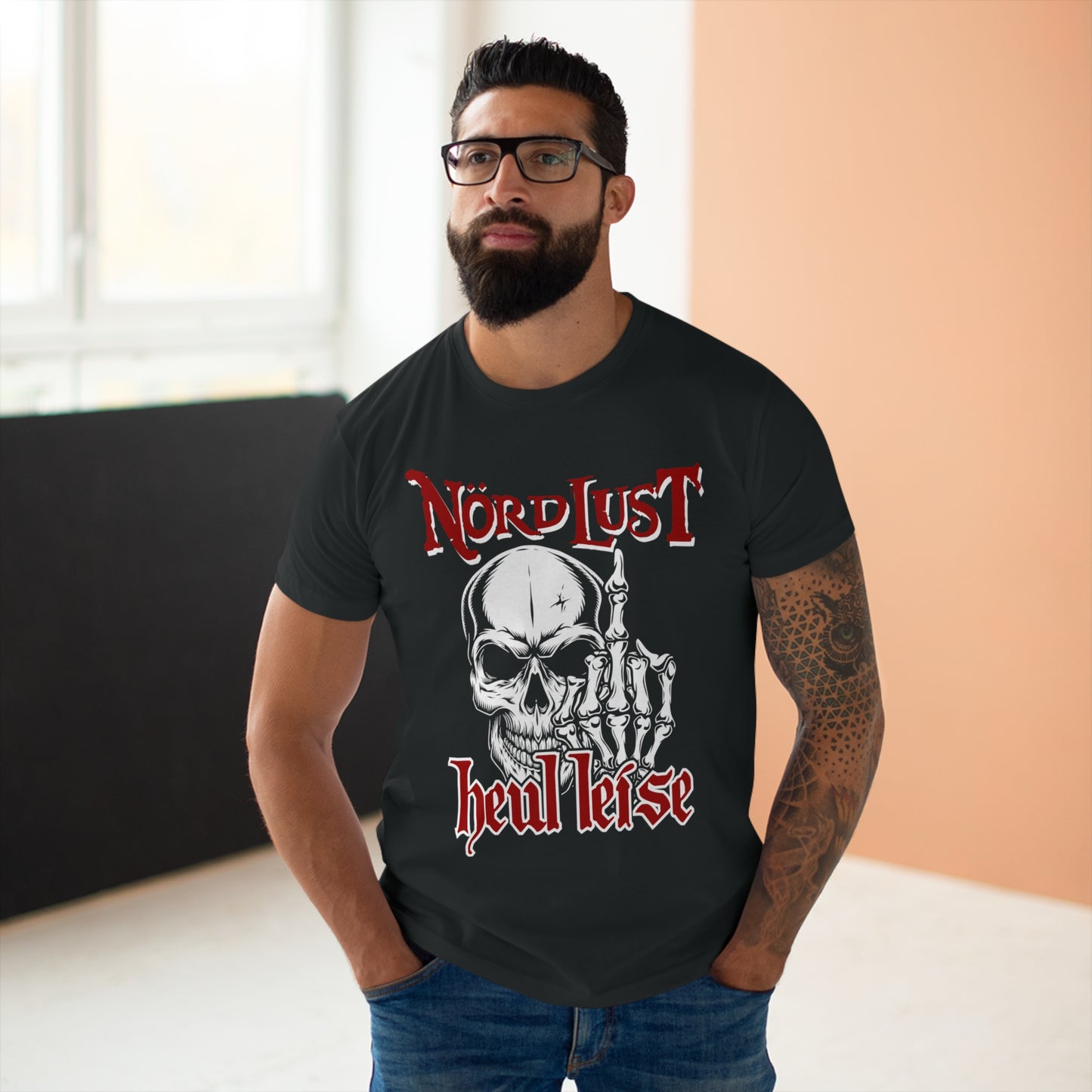 T-Shirt (bis 5XL) NördLust Heul leise