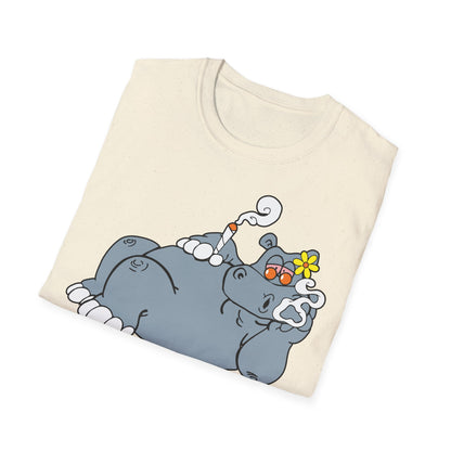 T-Shirt Hippie Hippo