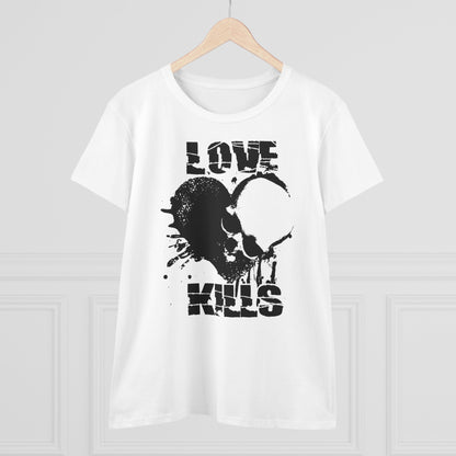 Damen T-Shirt Love kills