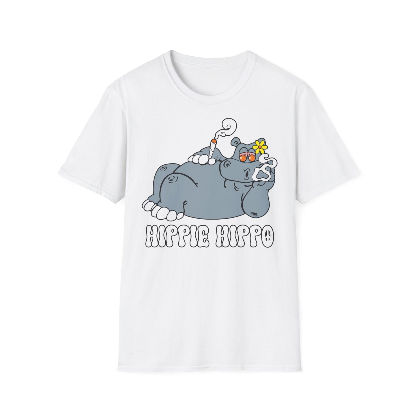 T-Shirt Hippie Hippo