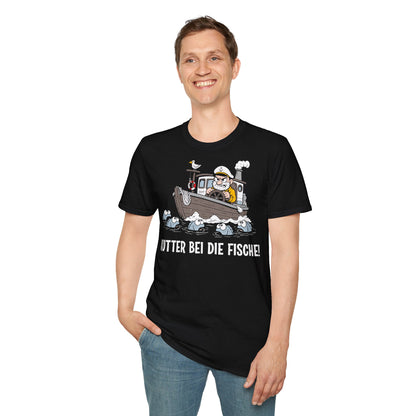 T-Shirt (bis 5XL) Kutter bei die Fische
