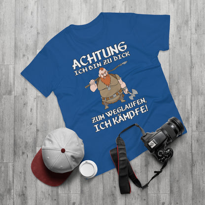 T-Shirt Achtung - Ich kämpfe (bis 5XL)