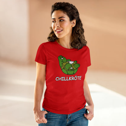 Damen T-Shirt Chillkröte