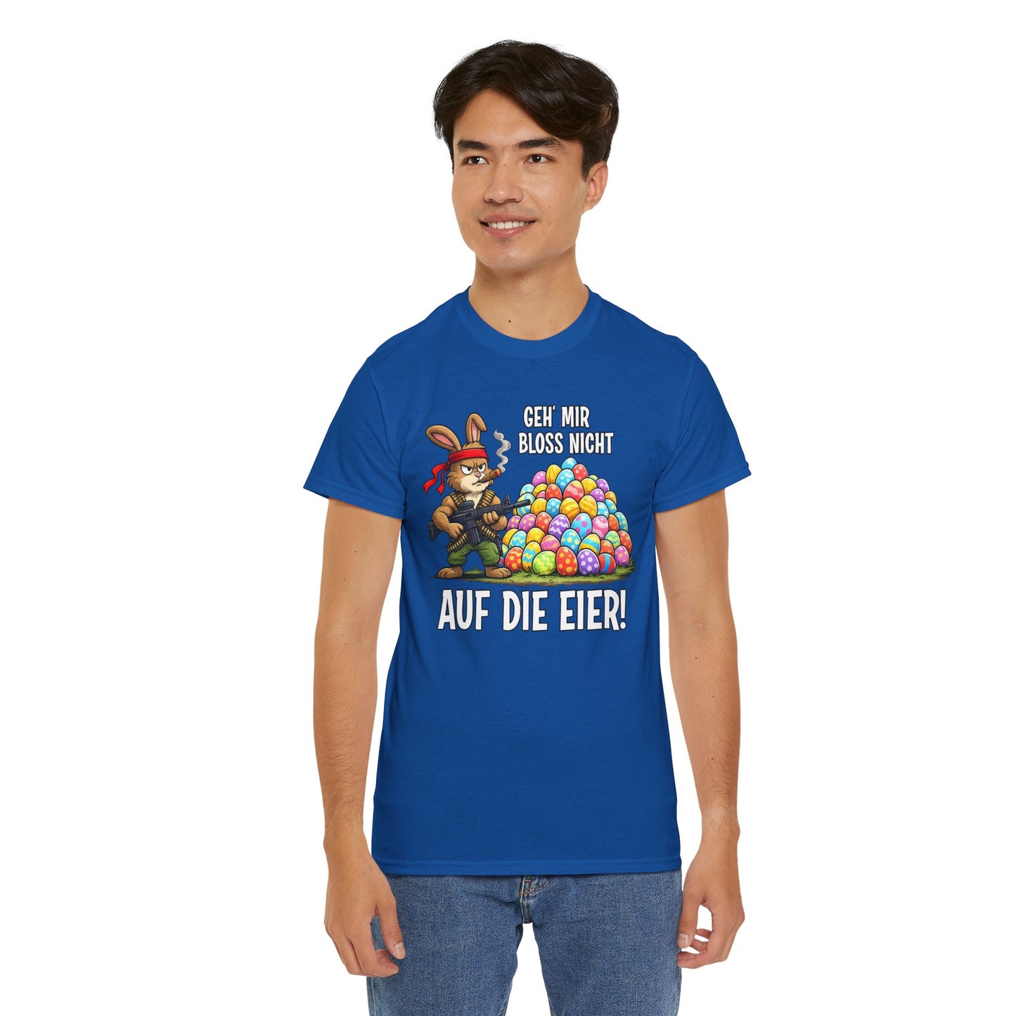 T-Shirt (bis 5XL) Geh' mir bloss nicht auf die Eier
