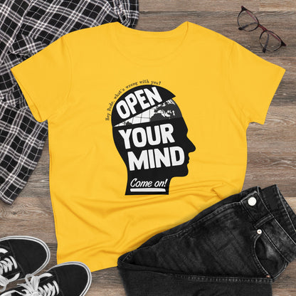Damen T-Shirt Open your Mind