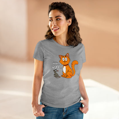 Damen T-Shirt Ääh Wuff