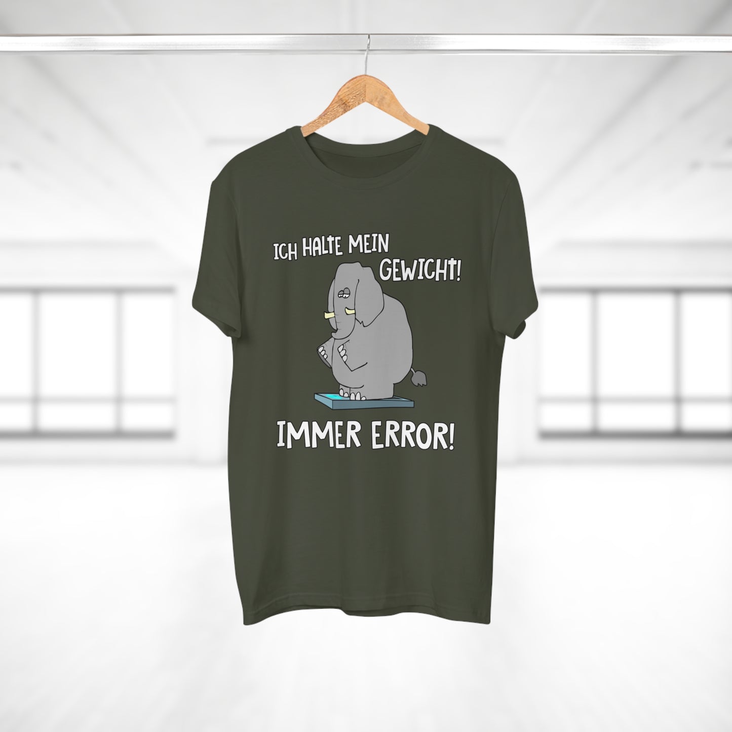 T-Shirt Ich halte mein Gewicht (bis 5XL)