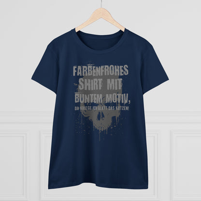 Damen T-Shirt Farbenfrohes Design