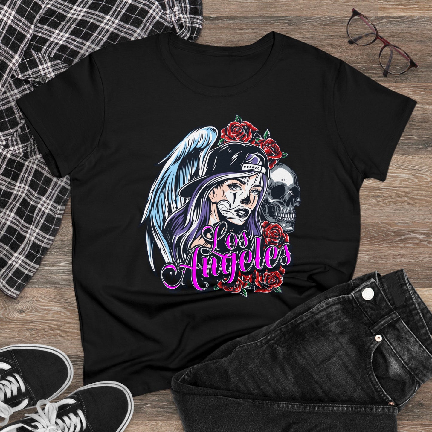 Damen T-Shirt Los Angeles