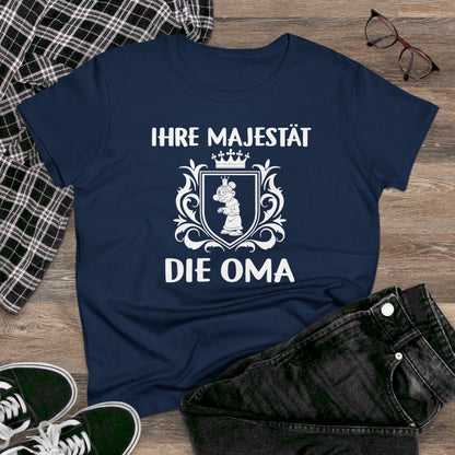 Damen T-Shirt Ihre Majestät die Oma