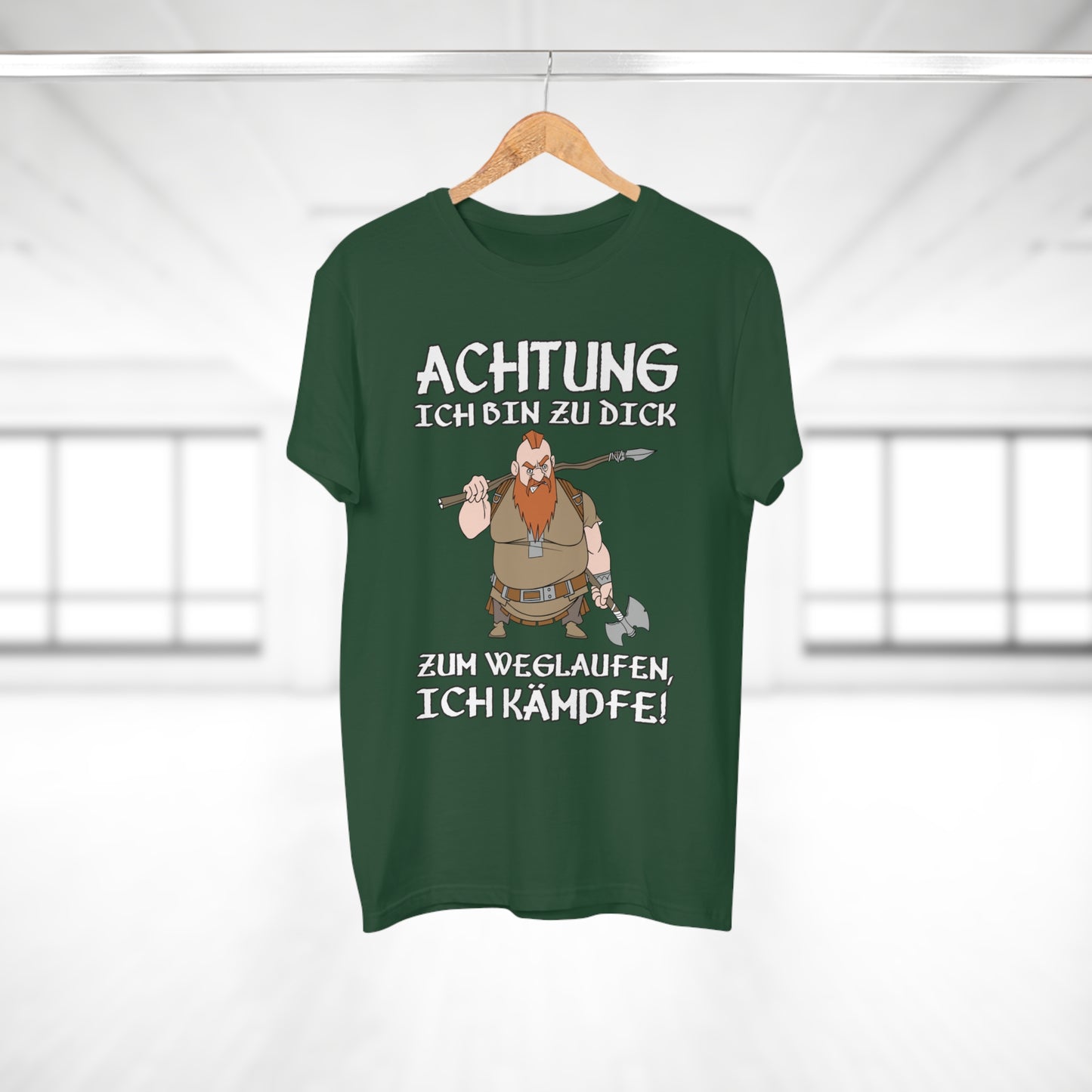T-Shirt Achtung - Ich kämpfe (bis 5XL)