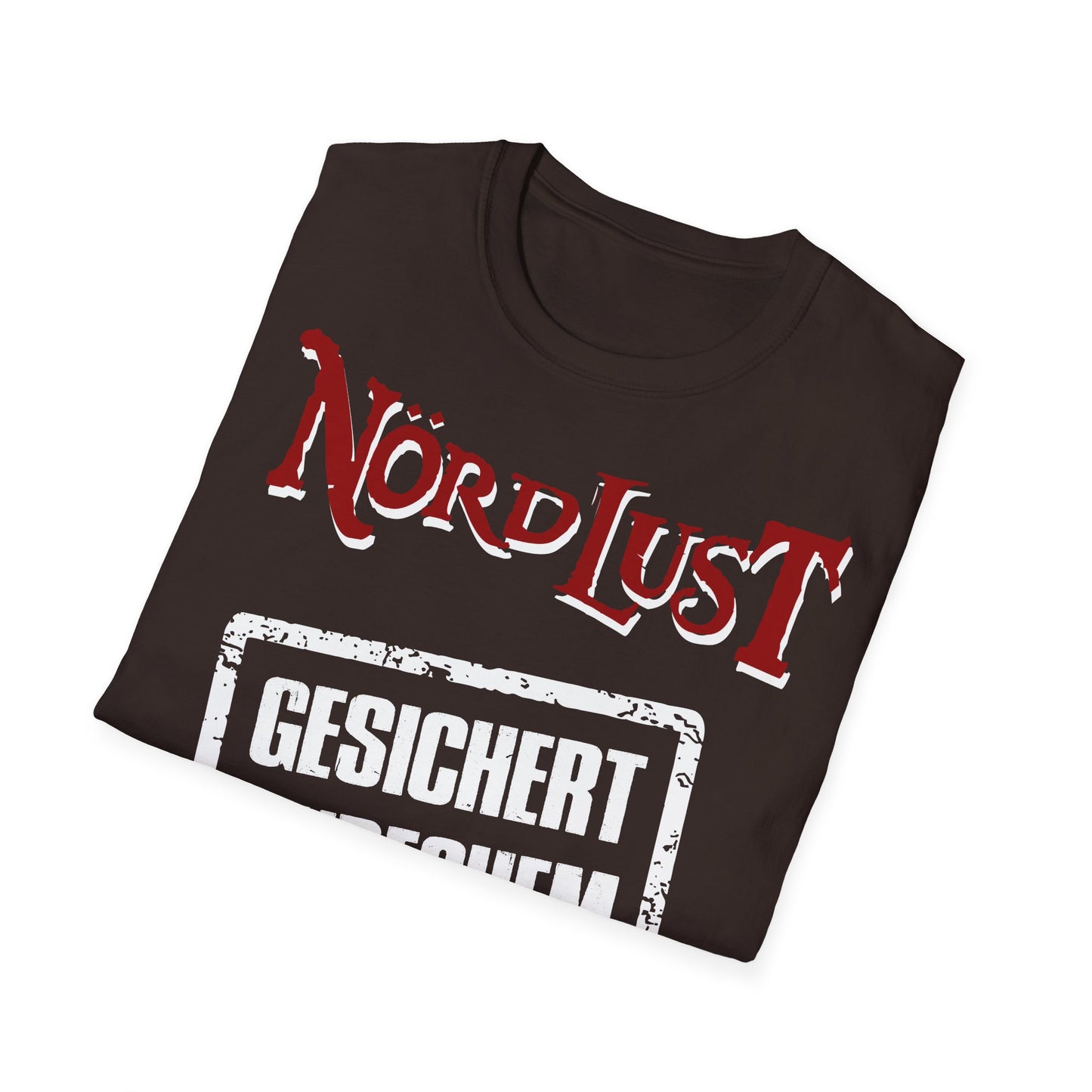 T-Shirt NördLust Gesichert unbequem (Stempel)
