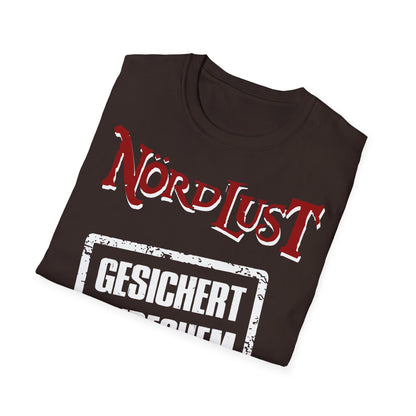 T-Shirt NördLust Gesichert unbequem (Stempel)