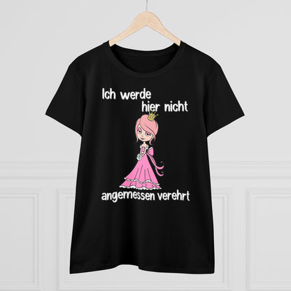 Damen T-Shirt Nicht angemessen verehrt